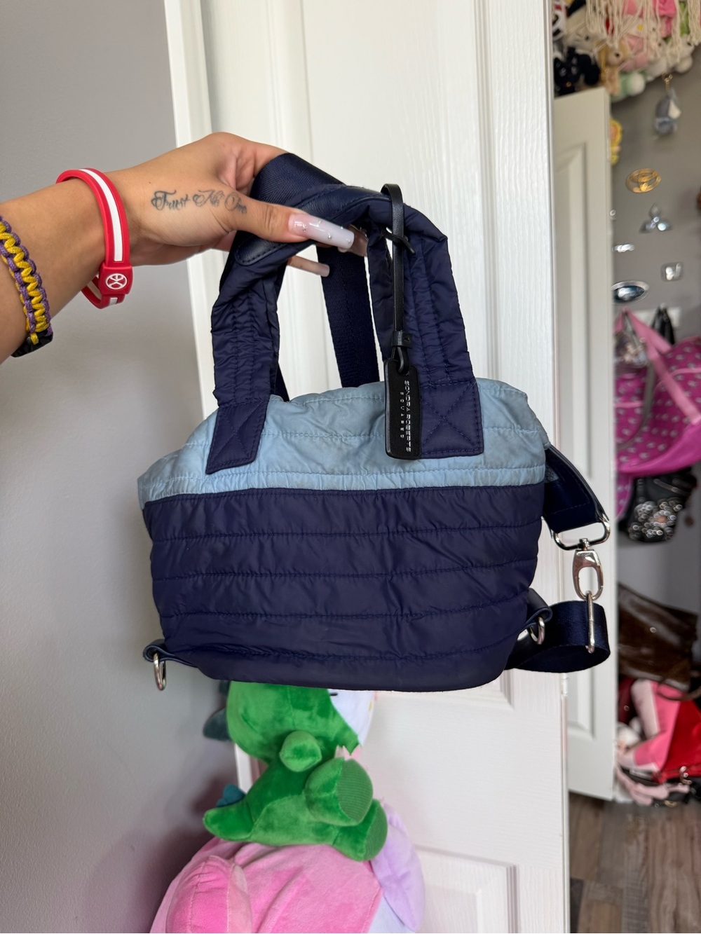 Navy blue purse